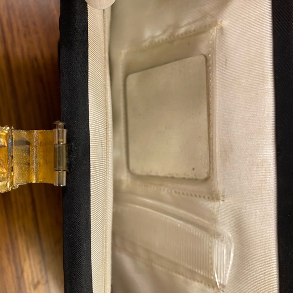 Vintage 40's 50's Black Purse Handbag - Picture 5 of 9